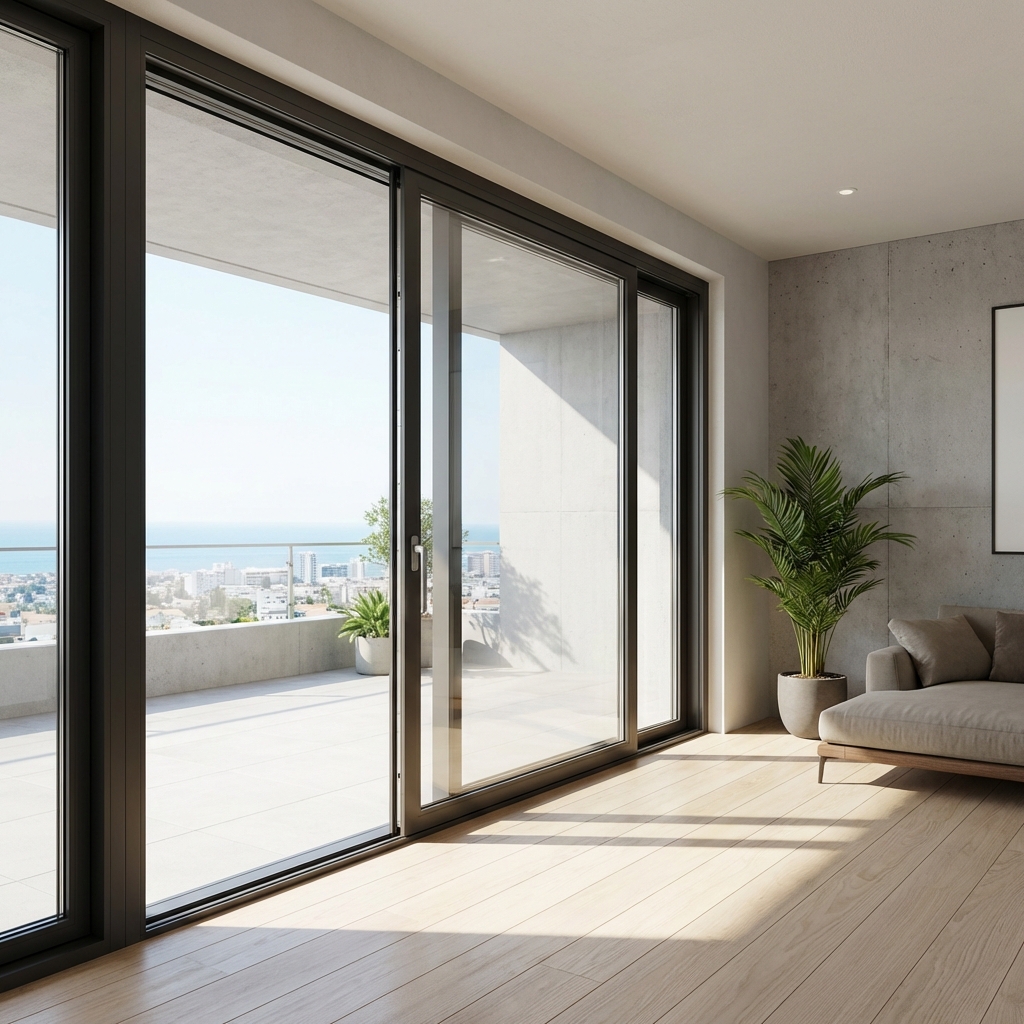 باب الوميتال جرار - باب بلكونة الوميتال جرار عصري