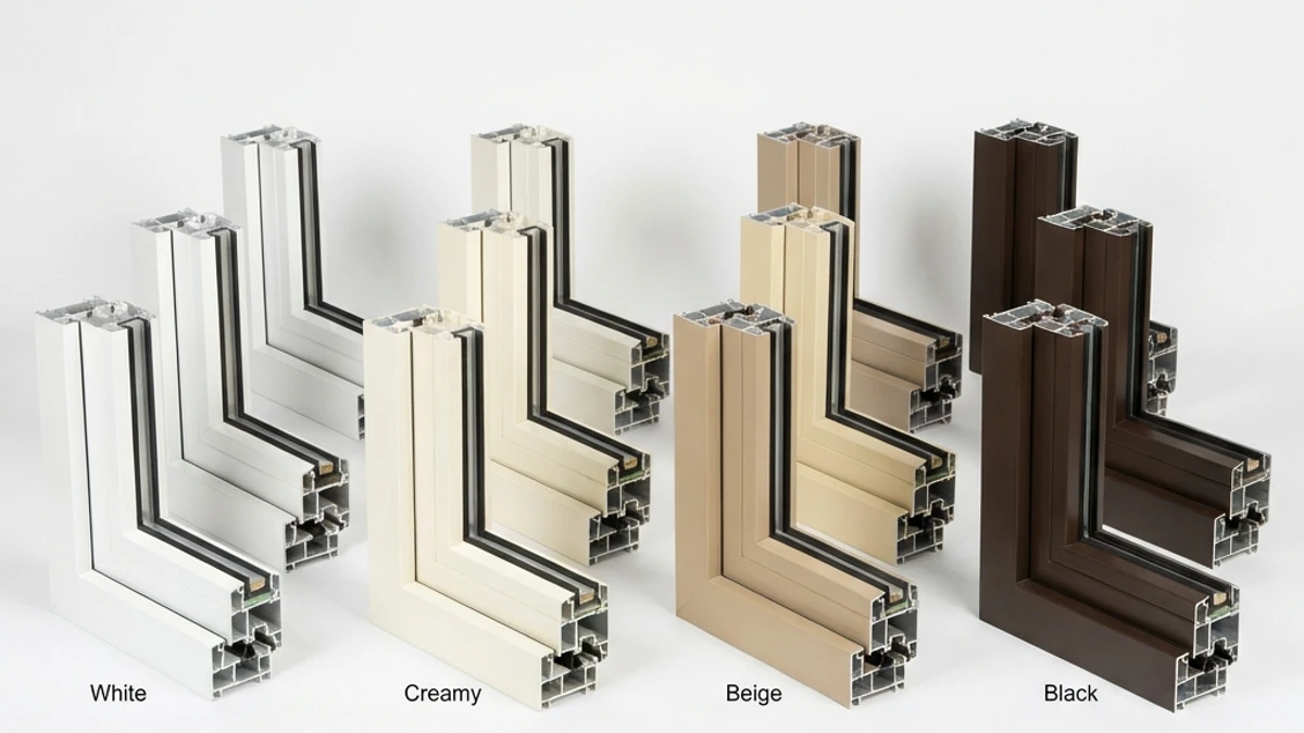 الوان شبابيك الوميتال - الوان شبابيك الوميتال اوف وايت - الوان شبابيك الوميتال بيج