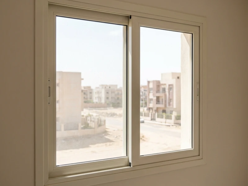 الوان شبابيك الوميتال اوف وايت - شباك الوميتال لون كريمي