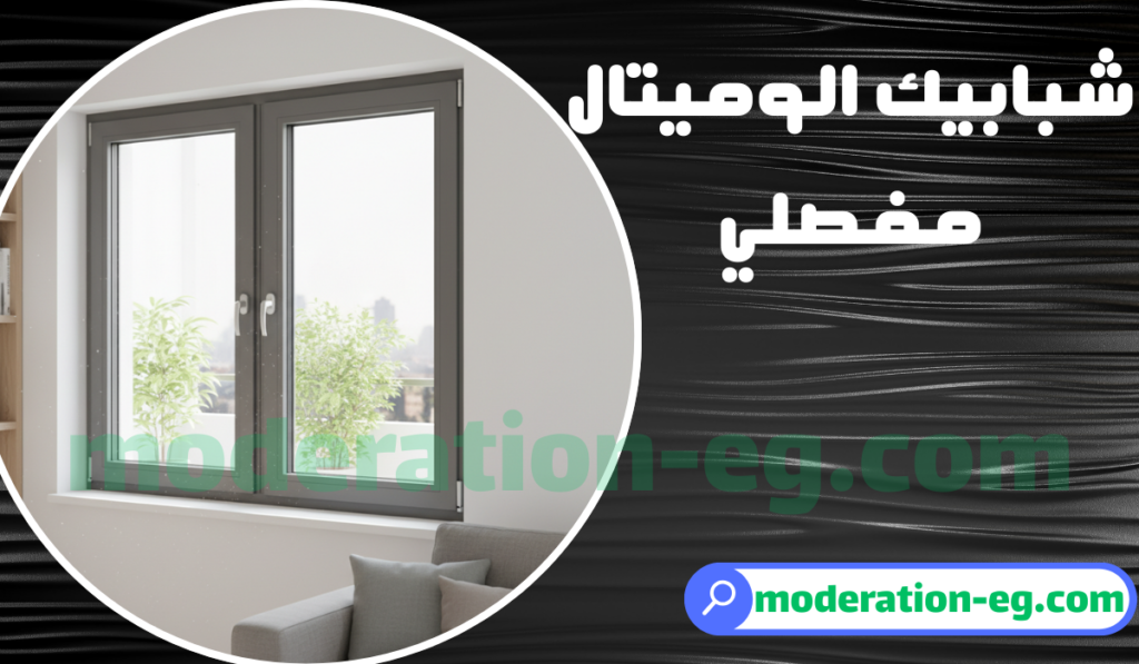 اسعار واشكال شباك الوميتال مفصلي احدث الانواع من موديريشن 2025